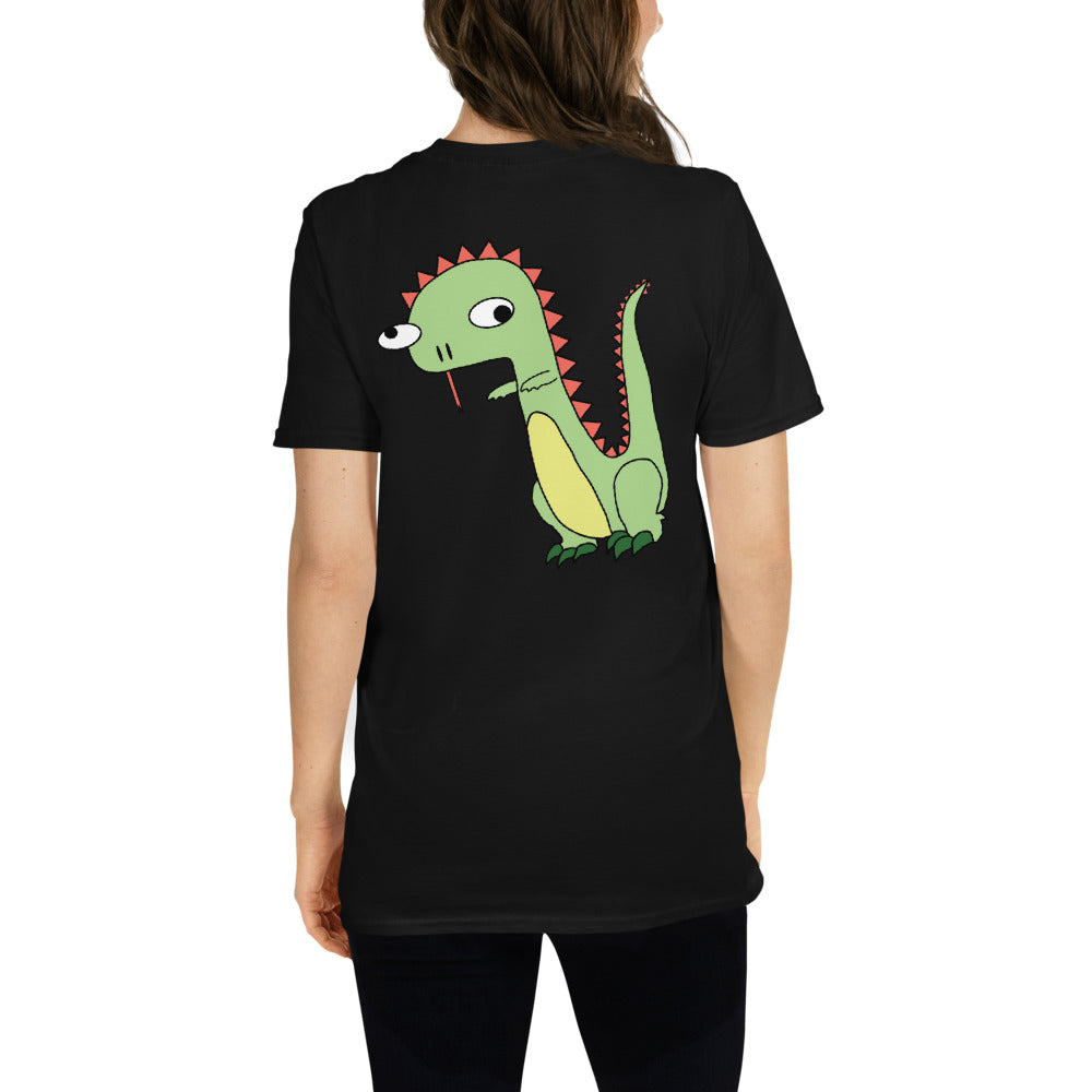 Front and Back Derp Short-Sleeve Unisex T-Shirt
